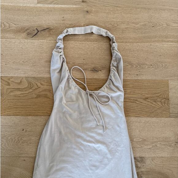 Camila Coelho - Kaseya Halter Midi Dress in Tan - Picture 2 of 5